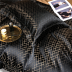 Amira – Egyptian Cotton Jacquard King Size Duvet Cover Set 4