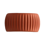 Art Deco Ribbed Resin Wall Sconce – Modern Scandinavian Wall Lighting 0