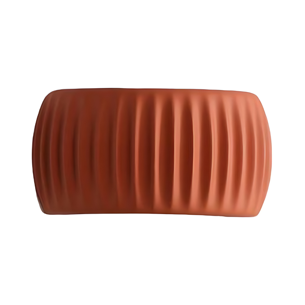 Art Deco Ribbed Resin Wall Sconce – Modern Scandinavian Wall Lighting 0