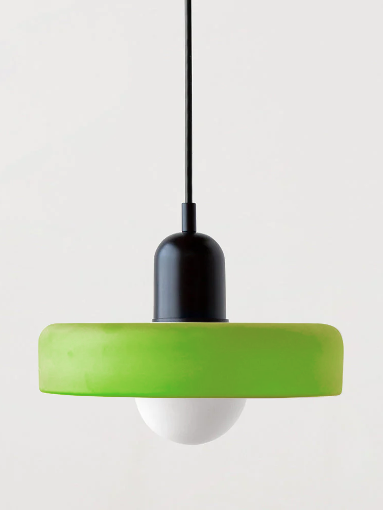 Bauhaus Colored Glass Pendant Light – Modern Artistic Glass Hanging Light