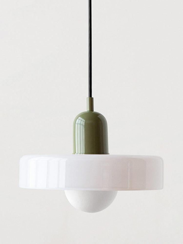 Bauhaus Colored Glass Pendant Light – Modern Artistic Glass Hanging Light
