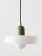 Bauhaus Colored Glass Pendant Light – Modern Artistic Glass Hanging Light