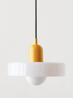 Bauhaus Colored Glass Pendant Light – Modern Artistic Glass Hanging Light