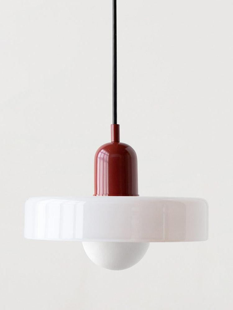 Bauhaus Colored Glass Pendant Light – Modern Artistic Glass Hanging Light