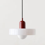 Bauhaus Colorful Glass Pendant Light – Stained Glass Hanging Light 0