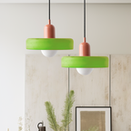 Bauhaus Colorful Glass Pendant Light – Stained Glass Hanging Light 8