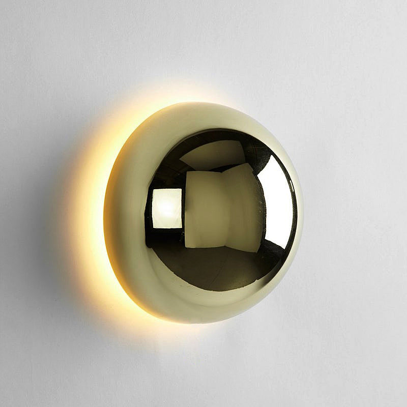 Bauhaus Iron & Glass Wall Sconce – Round Design Wall Lighting 2