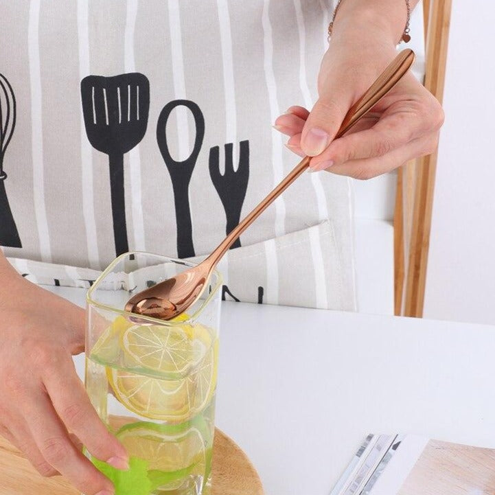 Dubai – Colorful Stainless Steel Dessert Spoon 1