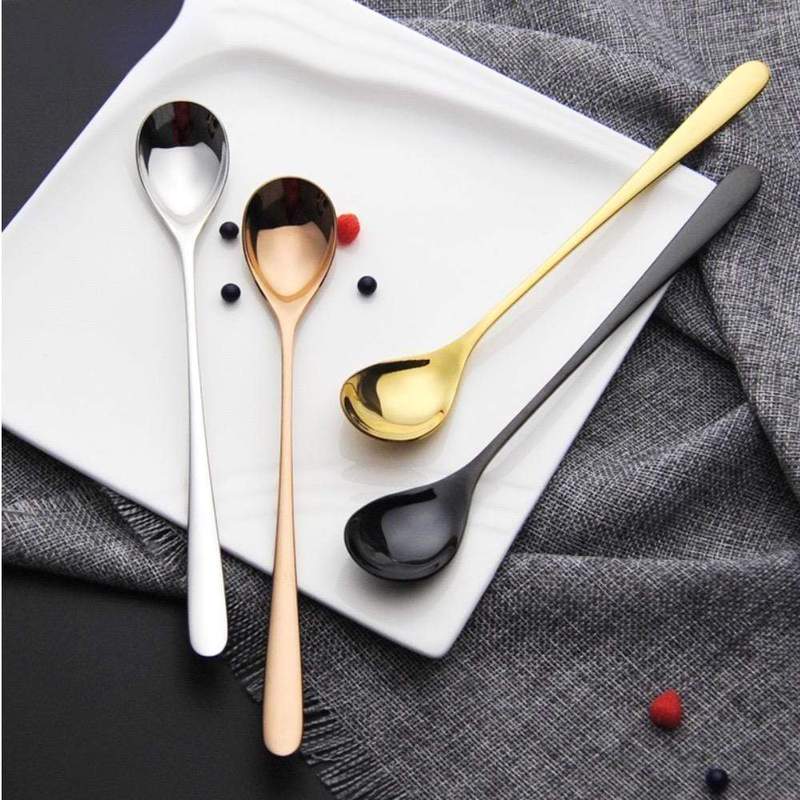 Dubai – Colorful Stainless Steel Dessert Spoon 2