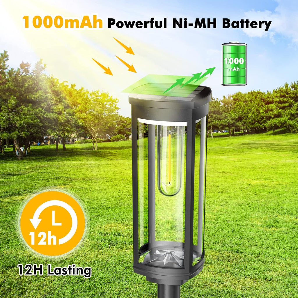 Eco-Friendly Solar Lantern – Durable Plastic & Aluminum Outdoor Solar Lamp 8