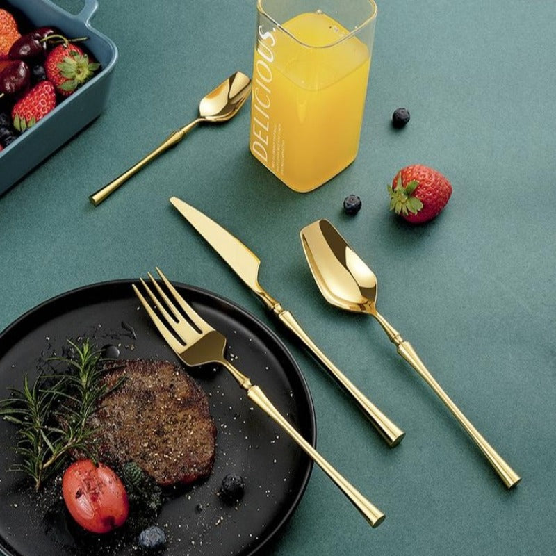 Egypt – Satin Gold Cutlery Set 5