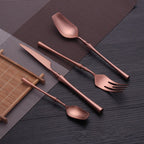 Egypt – Satin Gold Cutlery Set 8