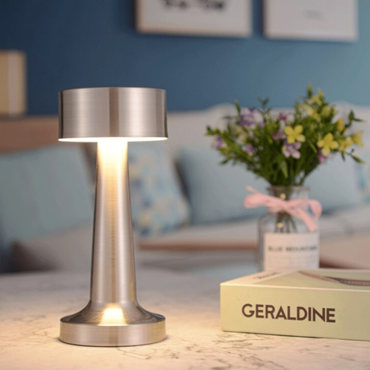 Elegant LED Battery Operated Table Lamp – Modern Design in Premium Finish 3