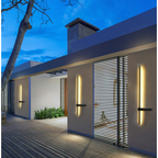Elegant Outdoor Column Wall Light – Weather-Resistant PC LED Design 4