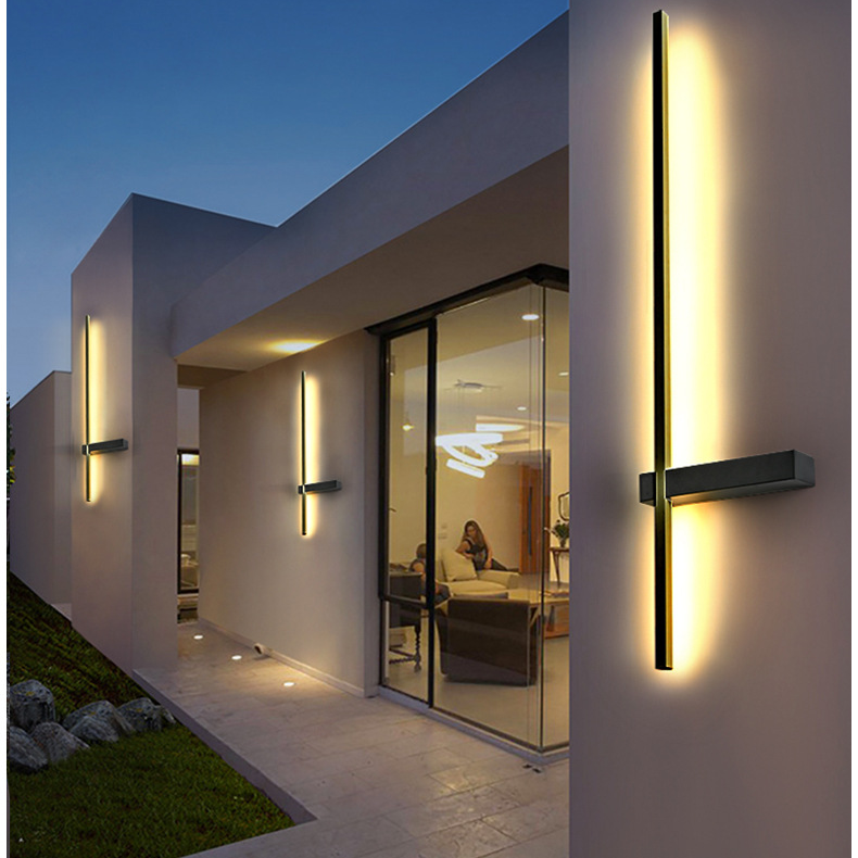 Elegant Outdoor Column Wall Light – Weather-Resistant PC LED Design 7