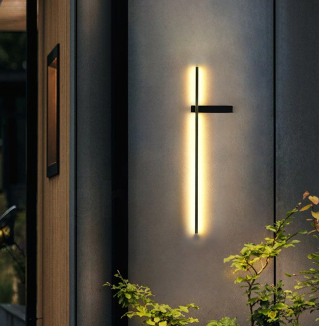 Elegant Outdoor Column Wall Light – Weather-Resistant PC LED Design 8