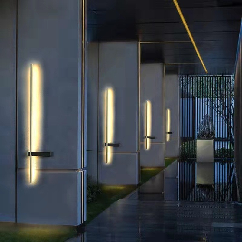 Elegant Outdoor Column Wall Light – Weather-Resistant PC LED Design 9
