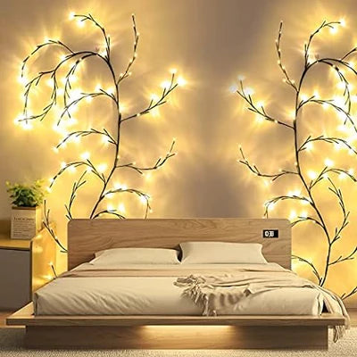 Enchanted LED Grapevine String Lights – Warm White Decorative Lighting 2