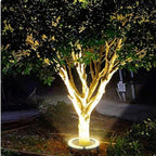 Enchanted Tree – Aluminum And Glass Landscape Lighting 4