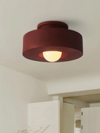 Ethereal Circle – Polished Brass Flush Mount Ceiling Light