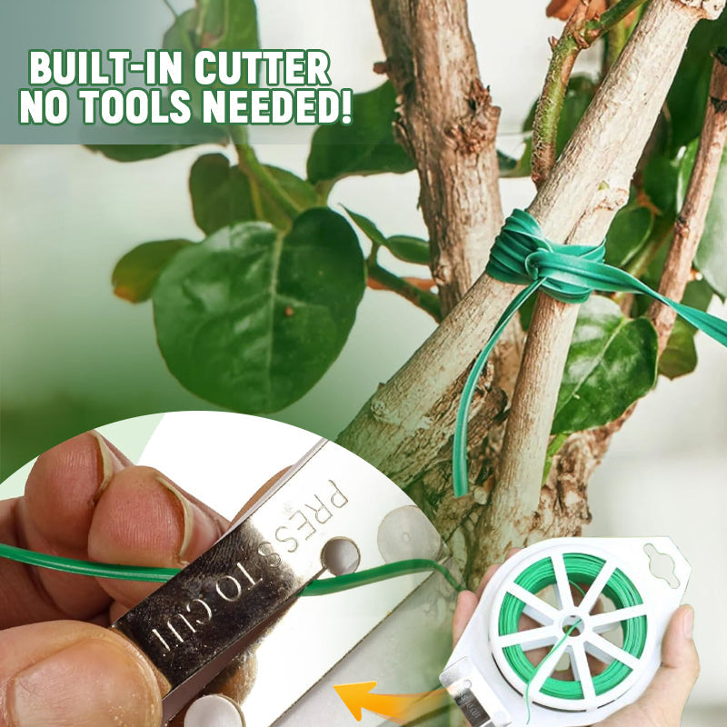 🌿 Garden Plant Tie Wire with Built-in Cutter – Flexible & Versatile! 3