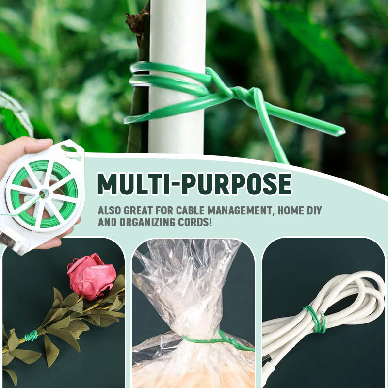 🌿 Garden Plant Tie Wire with Built-in Cutter – Flexible & Versatile! 4