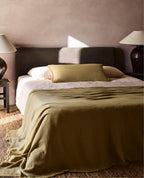 House of Grey Organic Cotton Muslin Throw - Chamomile 2