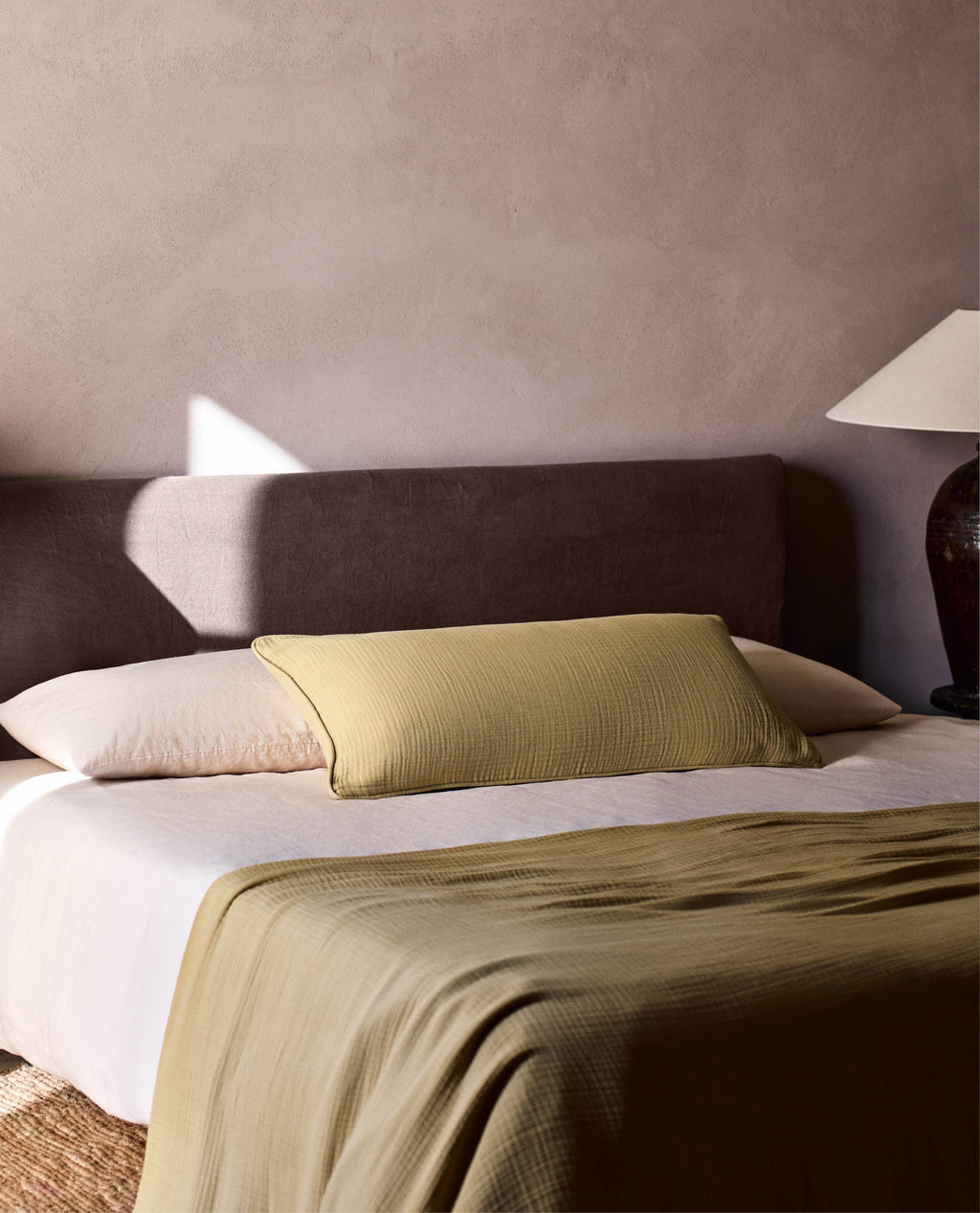 House of Grey Organic Cotton Muslin Throw - Chamomile 3