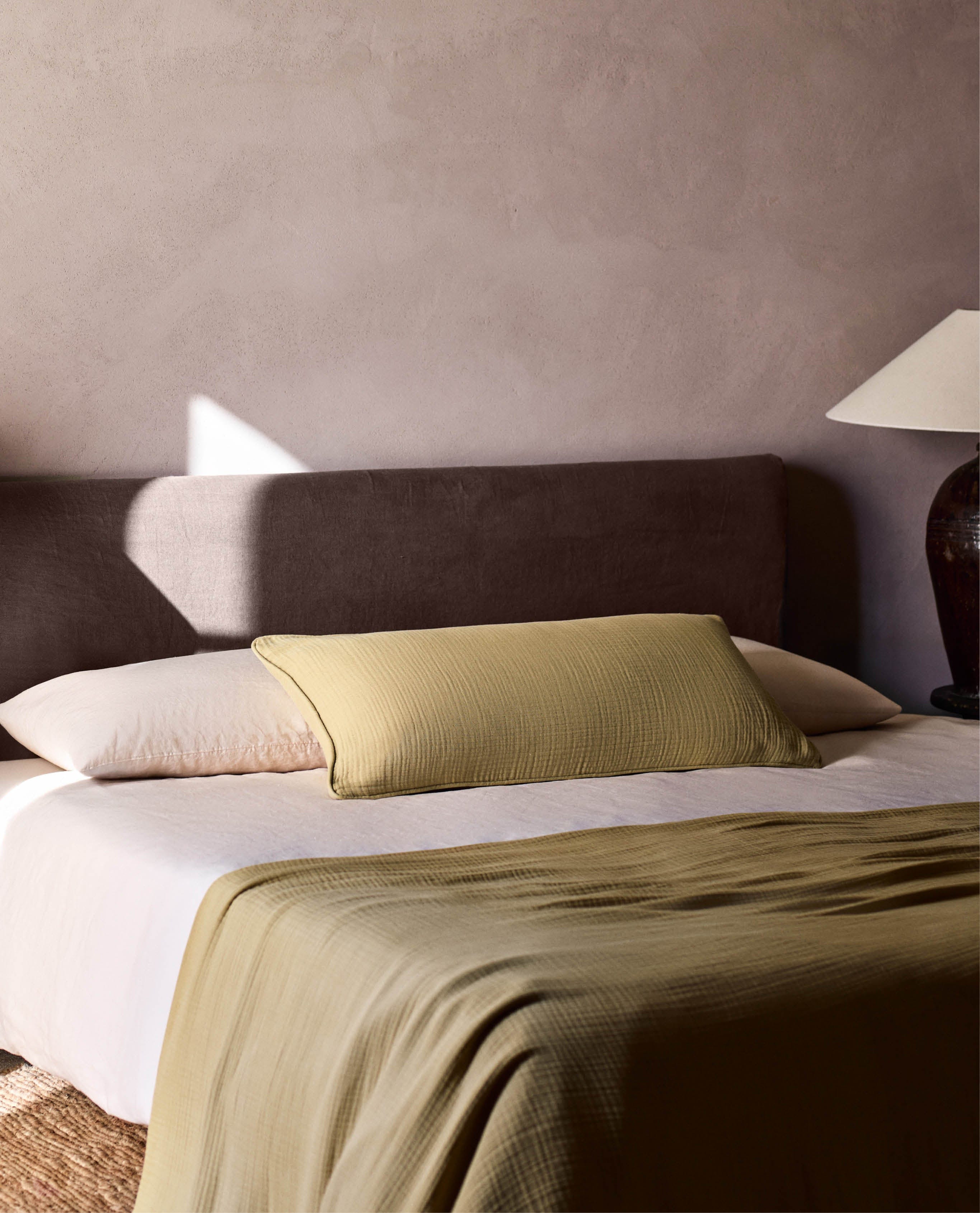 House of Grey Organic Cotton Muslin Throw - Chamomile 3