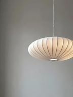 Japandi Silk Pendant Light – Luxurious Artificial Silk Hanging Light