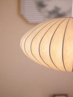 Japandi Silk Pendant Light – Luxurious Artificial Silk Hanging Light