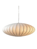 Japandi Silk Pendant Light – Luxurious Artificial Silk Hanging Light