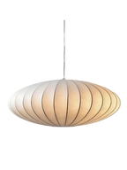 Japandi Silk Pendant Light – Luxurious Artificial Silk Hanging Light