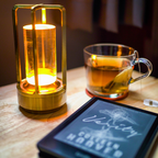 Klarako Crystal Lantern – Stainless Steel & Crystal Glass Cordless Table Lamp 4