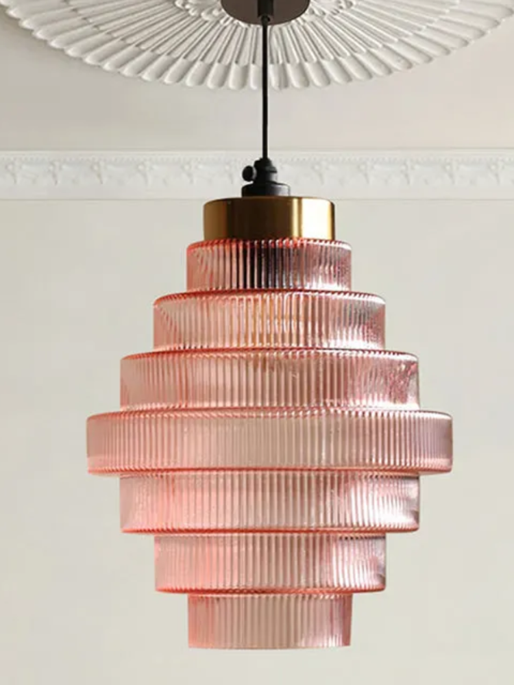 L'Éclat de Carafe – Glass and Brass Pendant Light