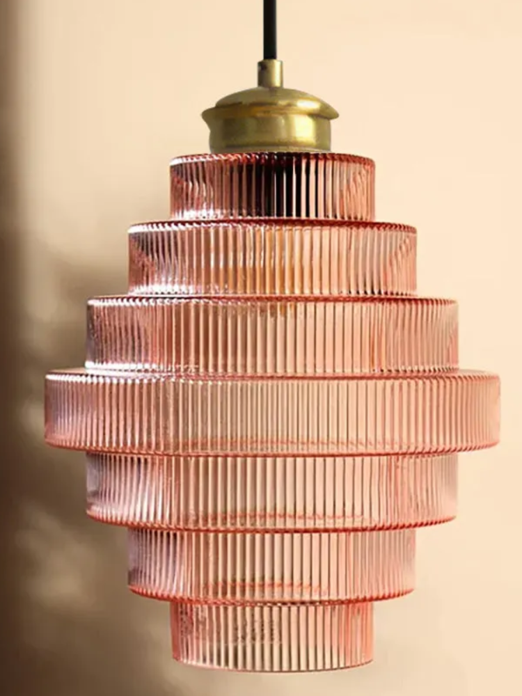 L'Éclat de Carafe – Glass and Brass Pendant Light