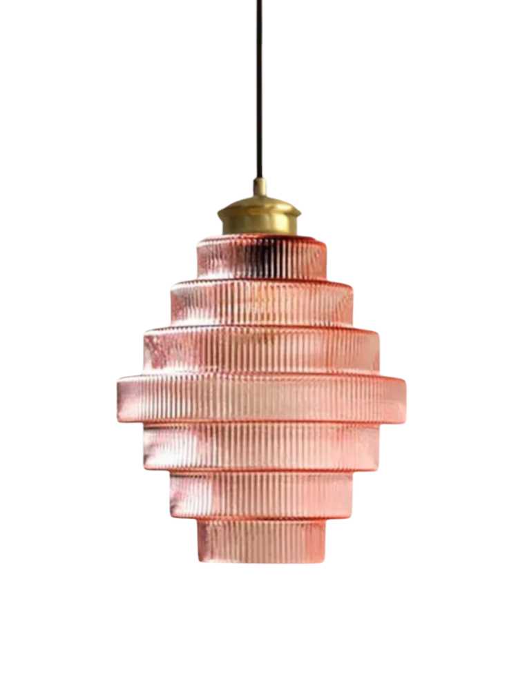 L'Éclat de Carafe – Glass and Brass Pendant Light