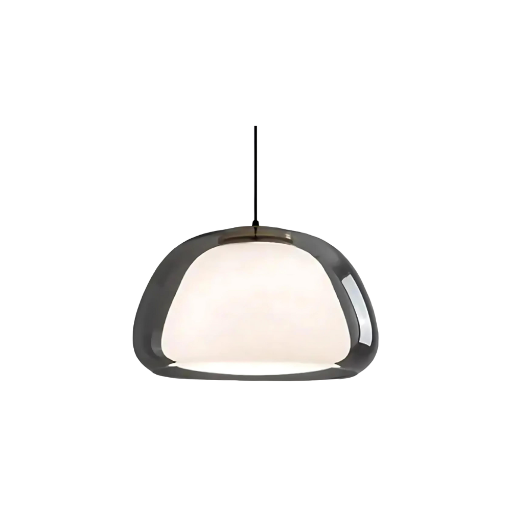 Le Dôme Cristallin – Clear Glass Pendant Light Fixture 0