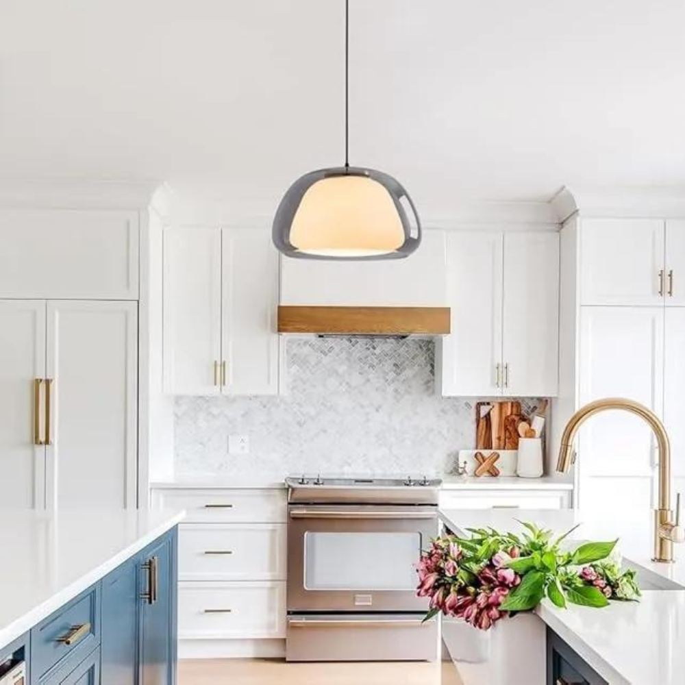 Le Dôme Cristallin – Clear Glass Pendant Light Fixture 2