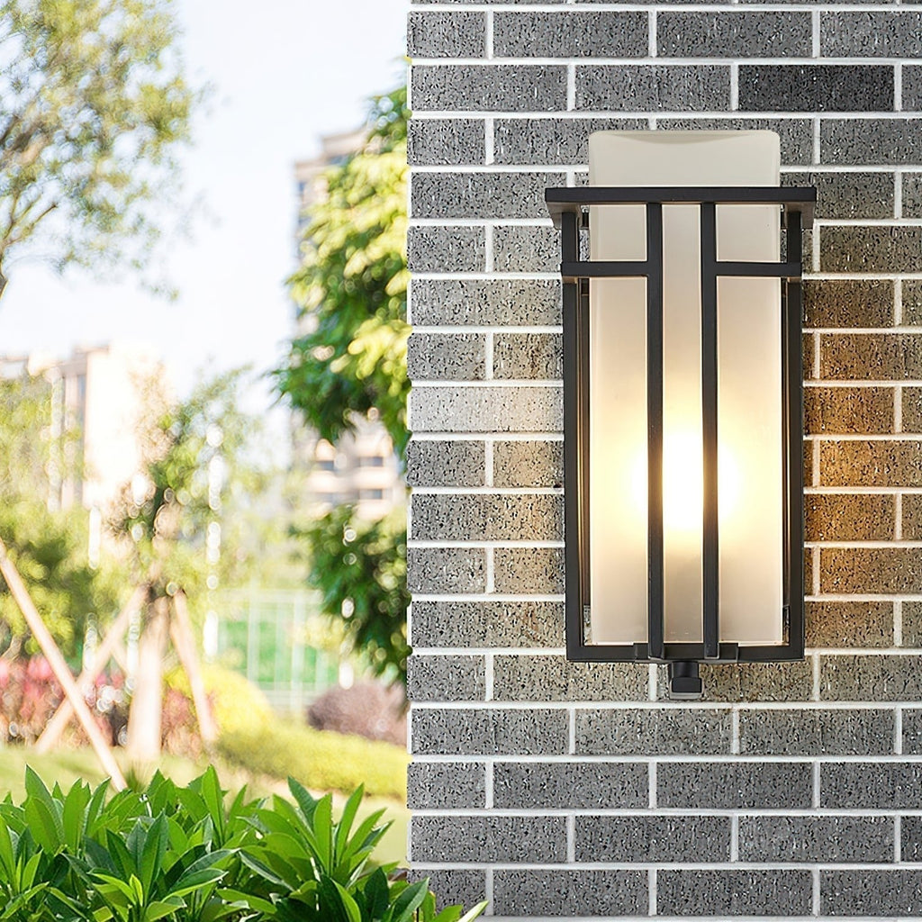 Linden – Iron And Glass Outdoor Wall Lantern 3