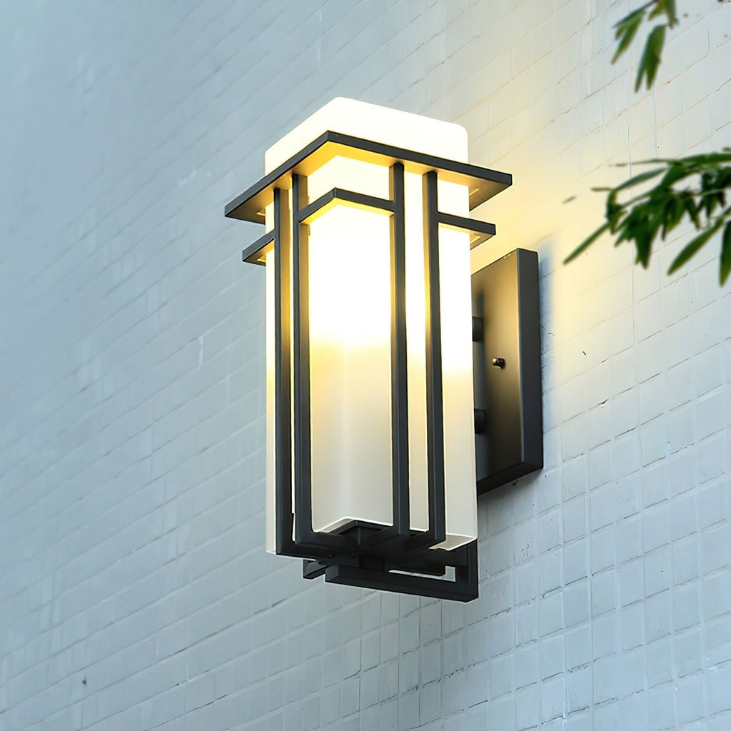 Linden – Iron And Glass Outdoor Wall Lantern 8