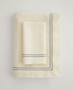 Linen Picotting Napkins (Set of 4) - Alabaster 4