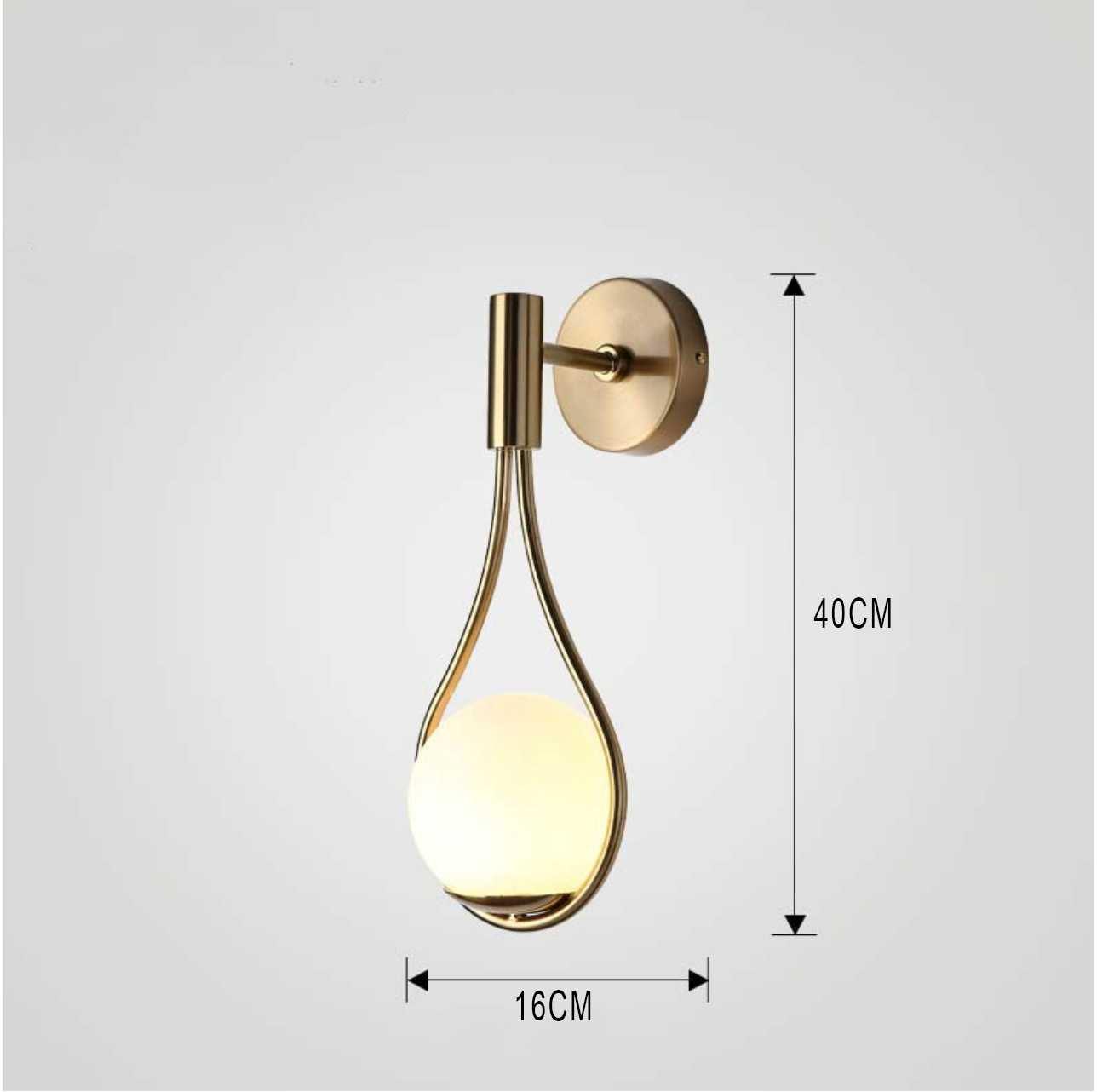 Livi – Iron & Glass Modern Nordic Wall Lamp 9