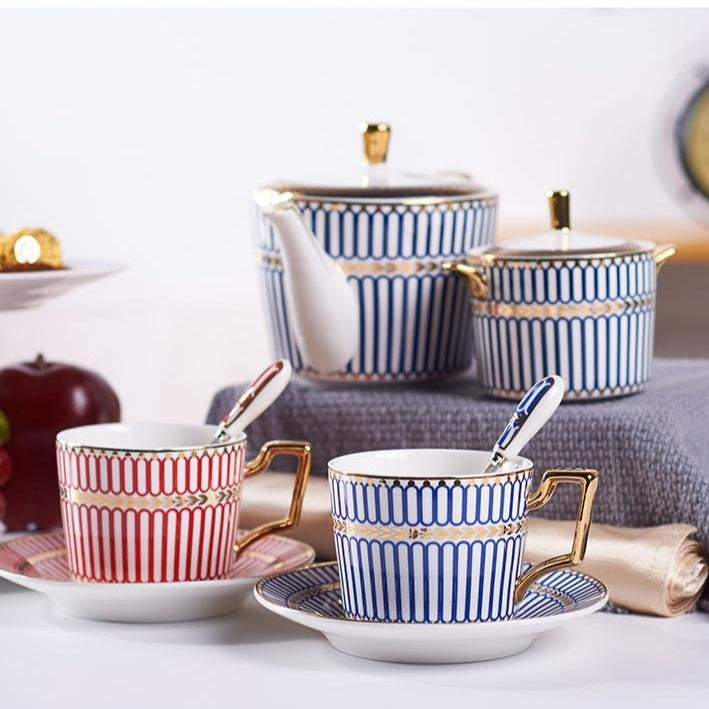 London Teacup Collection – Fine Porcelain Tea Set for Adults 5