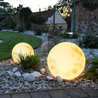 Lunar Glow – Weather-Resistant LED Garden Lamp in Moon Shape 1