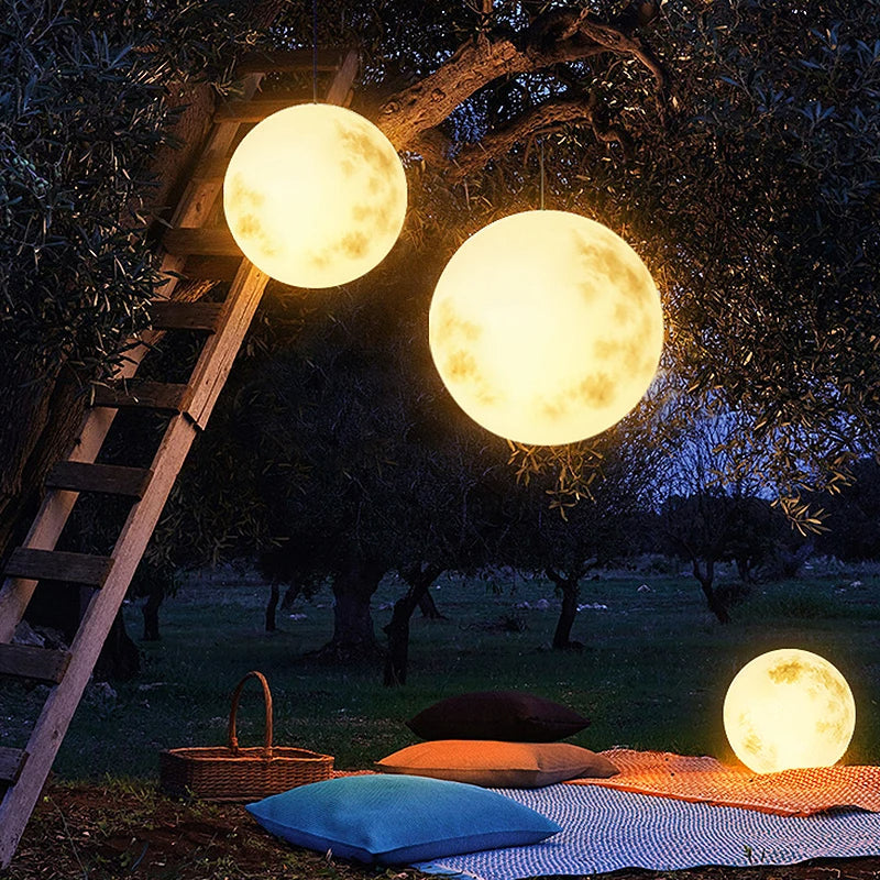 Lunar Glow – Weather-Resistant LED Garden Lamp in Moon Shape 5