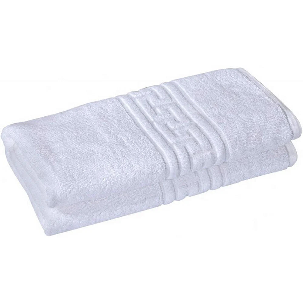 Luxurious Egyptian Cotton White Towels - 600 GSM - Set of 8 2