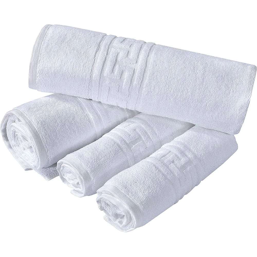 Luxury 100% Egyptian Cotton White Towels - Face Towel Set 1