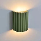 Macaron – Resin Wall Lamp with Ruffled Shade Design 2