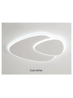 Modern Minimalist – White Acrylic Flush Mount Ceiling Light Fixture